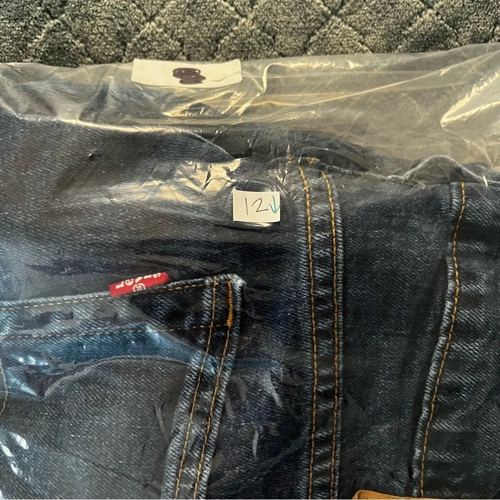 Levi's Men's Straight Jeans‎ in Dark Blue Denim